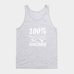 100% high-quality XY specimen - white writing Tank Top